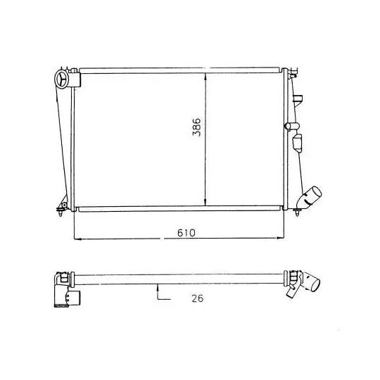 58917 - Radiator, engine cooling 