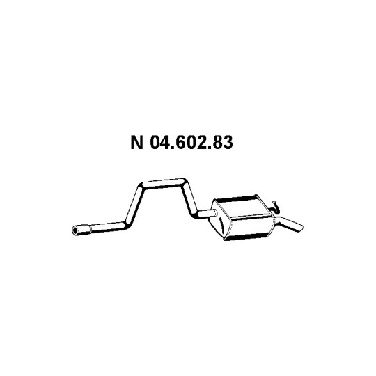 04.602.83 - Bakre ljuddämpare 