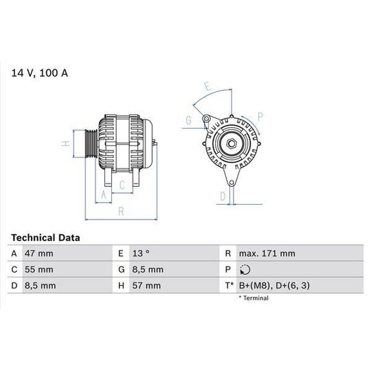 0 986 040 370 - Generaator 