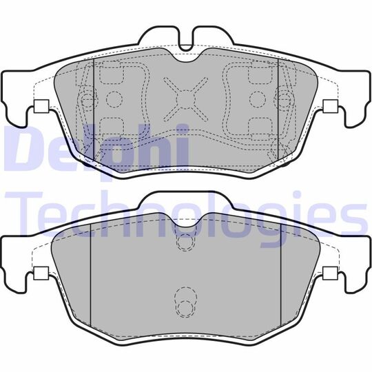 LP2259 - Brake Pad Set, disc brake 