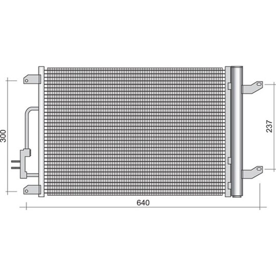 350203389000 - Condenser, air conditioning 