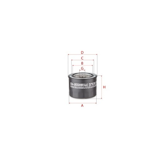 S 3264 R - Oil filter 