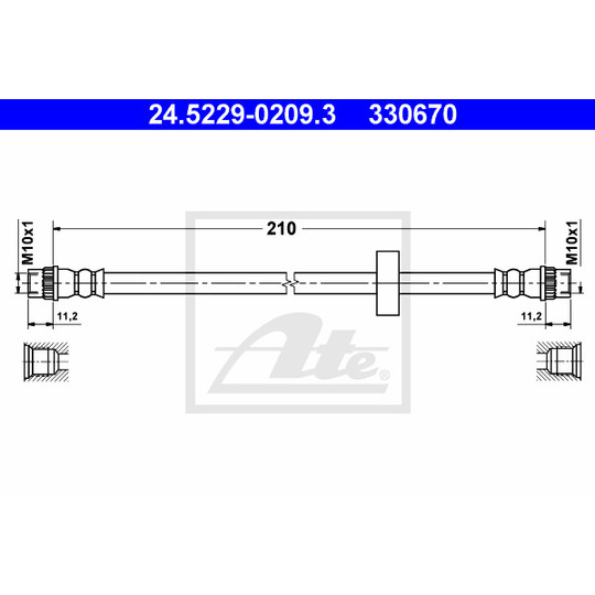 24.5229-0209.3 - Bromsslang 