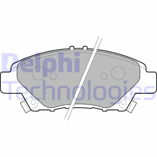 LP2194 - Brake Pad Set, disc brake 