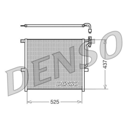 DCN05008 - Condenser, air conditioning 