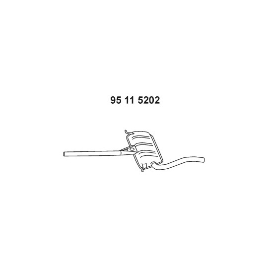 95 11 5202 - Middle Silencer 