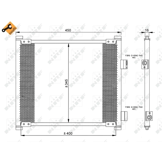 35357 - Condenser, air conditioning 