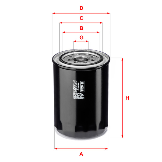 S 3244 DR - Oil filter 