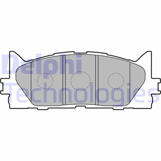 LP2169 - Brake Pad Set, disc brake 