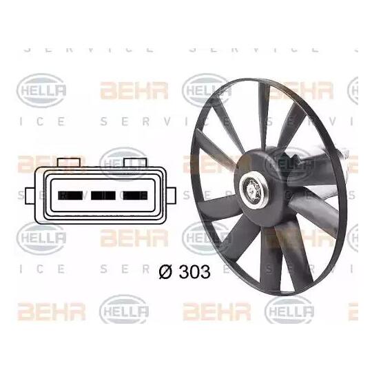 8EW 009 144-481 - Fan, radiator 