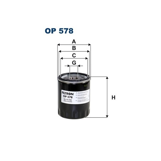 OP 578 - Oil filter 