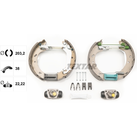 84046600 - Brake Shoe Set 