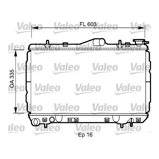 734587 - Radiator, engine cooling 