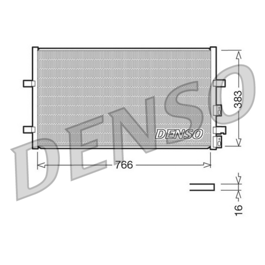 DCN10009 - Condenser, air conditioning 