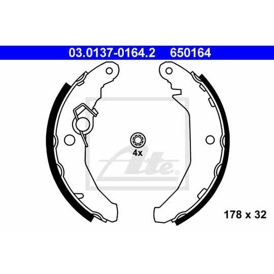 03.0137-0164.2 - Piduriklotside komplekt 