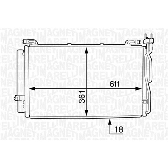 350203610000 - Condenser, air conditioning 