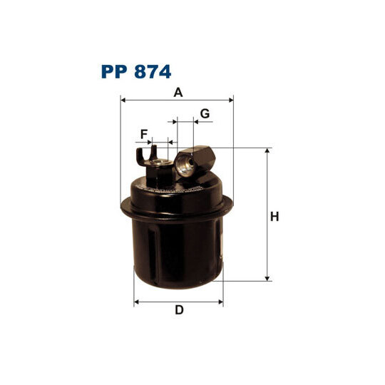 PP 874 - Kütusefilter 