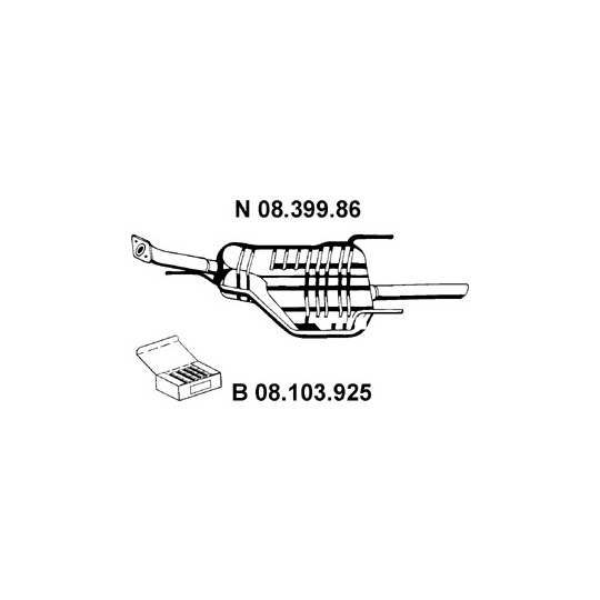 08.399.86 - End Silencer 