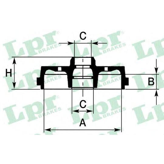 7D0434C - Brake Drum 