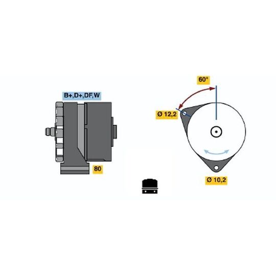 0 986 030 320 - Generator 