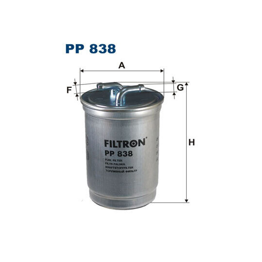 PP 838 - Kütusefilter 