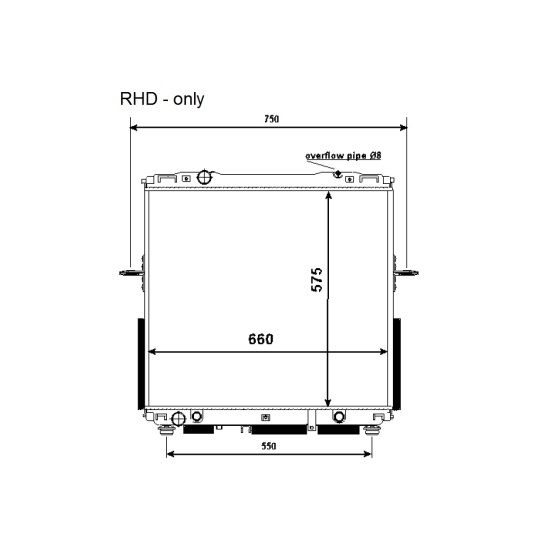 53368 - Radiator, engine cooling 