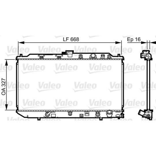 730417 - Radiator, engine cooling 