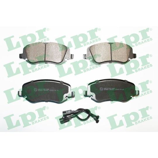 05P842 - Brake Pad Set, disc brake 