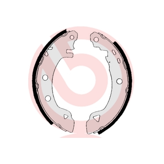 S 23 507 - Brake Shoe Set 