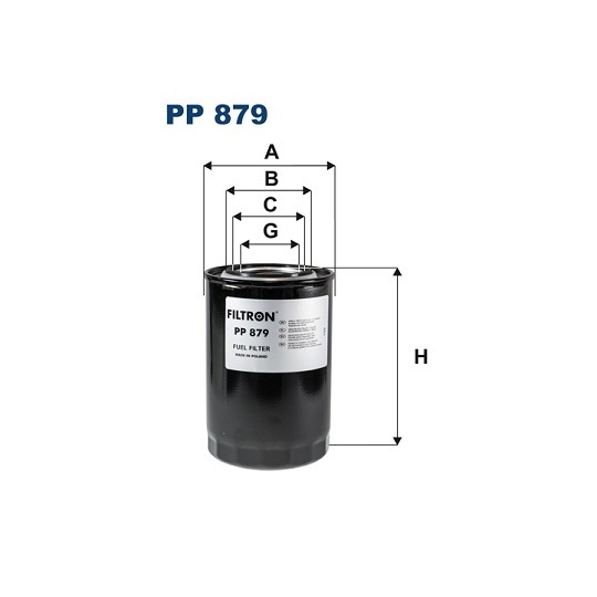 PP 879 - Fuel filter 