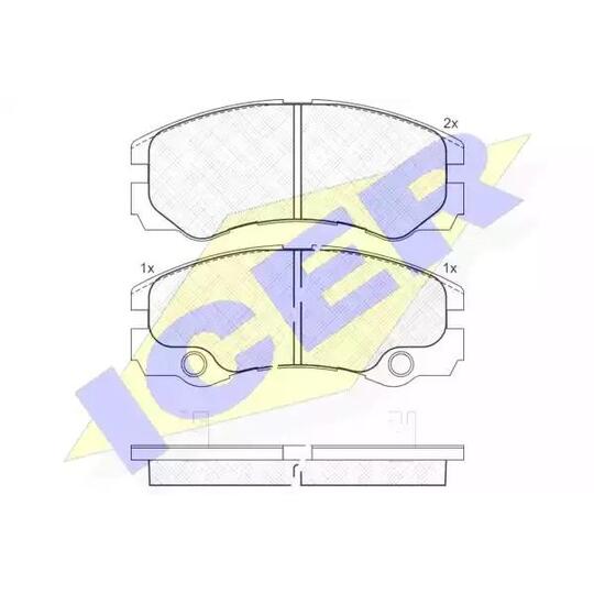 181354 - Brake Pad Set, disc brake 