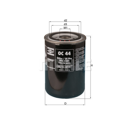 OC 44 - Oil filter 