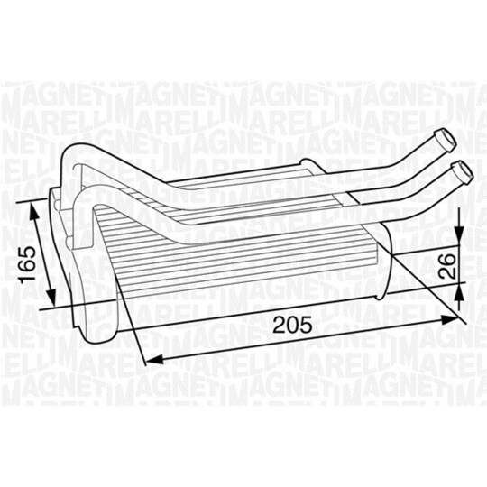 350218315000 - Heat Exchanger, interior heating 