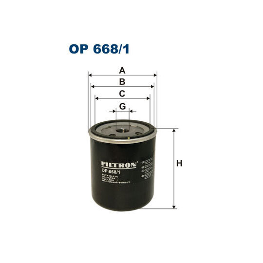OP 668/1 - Hydraulikfilter, automatväxel 