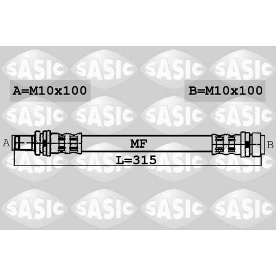 6606004 - Brake Hose 