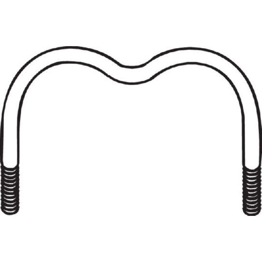 251-087 - Holder, exhaust system 