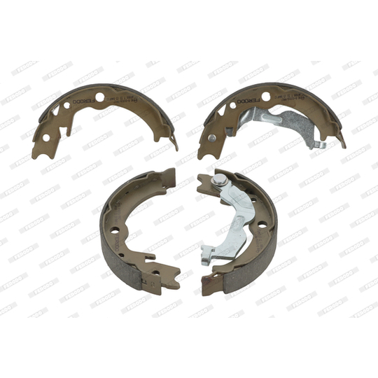 FSB4017 - Brake Shoe Set, parking brake 