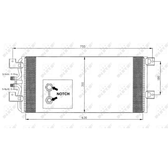 35140 - Kondensor, klimatanläggning 