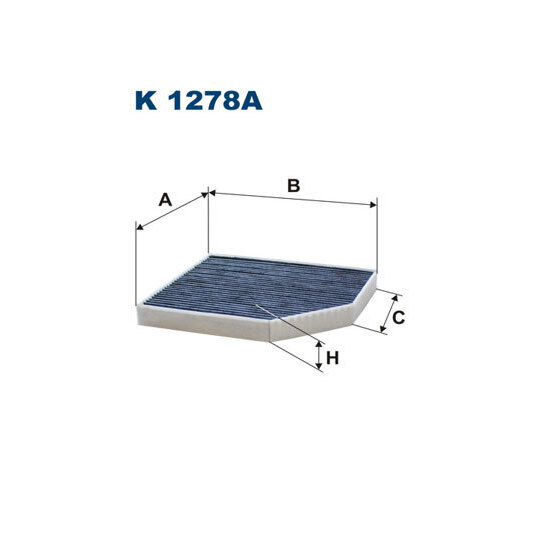 K 1278A - Filter, interior air 
