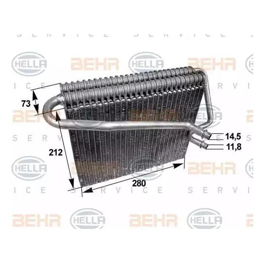 8FV 351 211-031 - Evaporator, air conditioning 