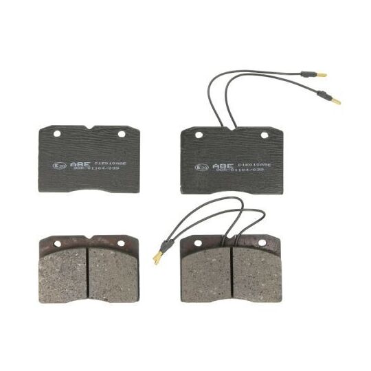 C1E010ABE - Brake Pad Set, disc brake 