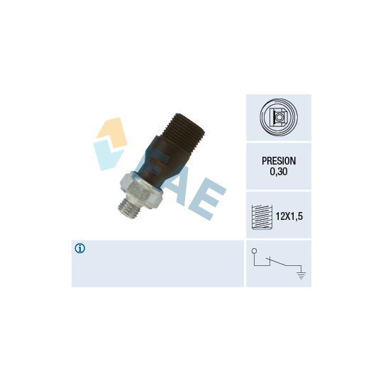 12580 - Oil Pressure Switch 