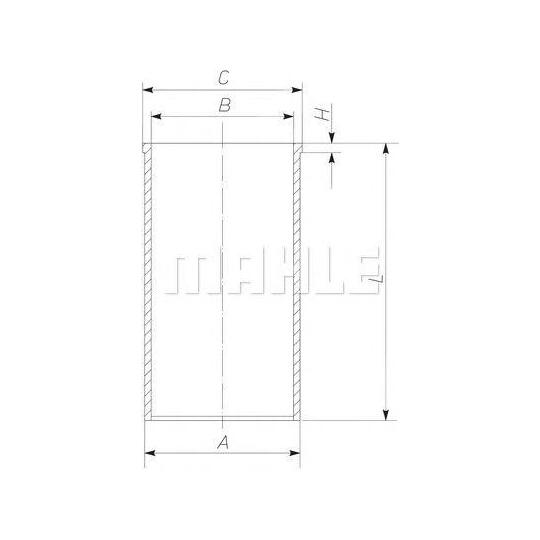 039 WV 30 - Cylinder Sleeve 