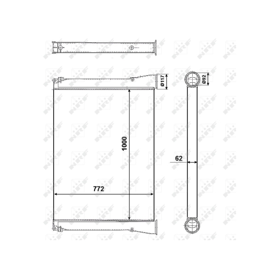 309357 - Intercooler, charger 