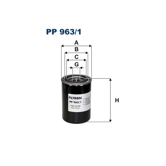 PP 963/1 - Fuel filter 