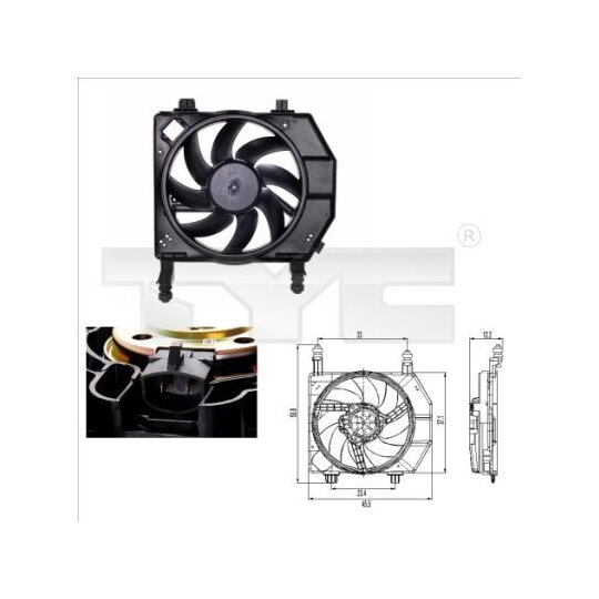810-0022 - Fan, radiator 