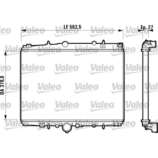 732598 - Radiaator, mootorijahutus 