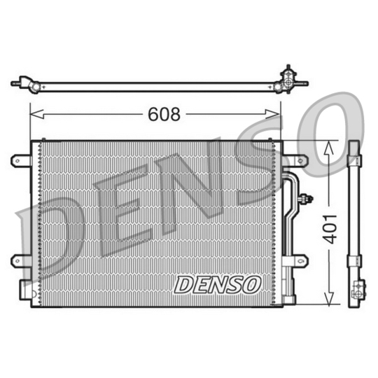DCN02012 - Condenser, air conditioning 