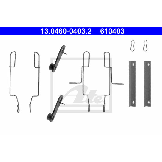13.0460-0403.2 - Accessory Kit, disc brake pad 