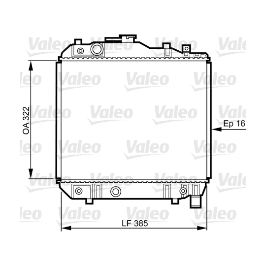 731042 - Radiaator, mootorijahutus 